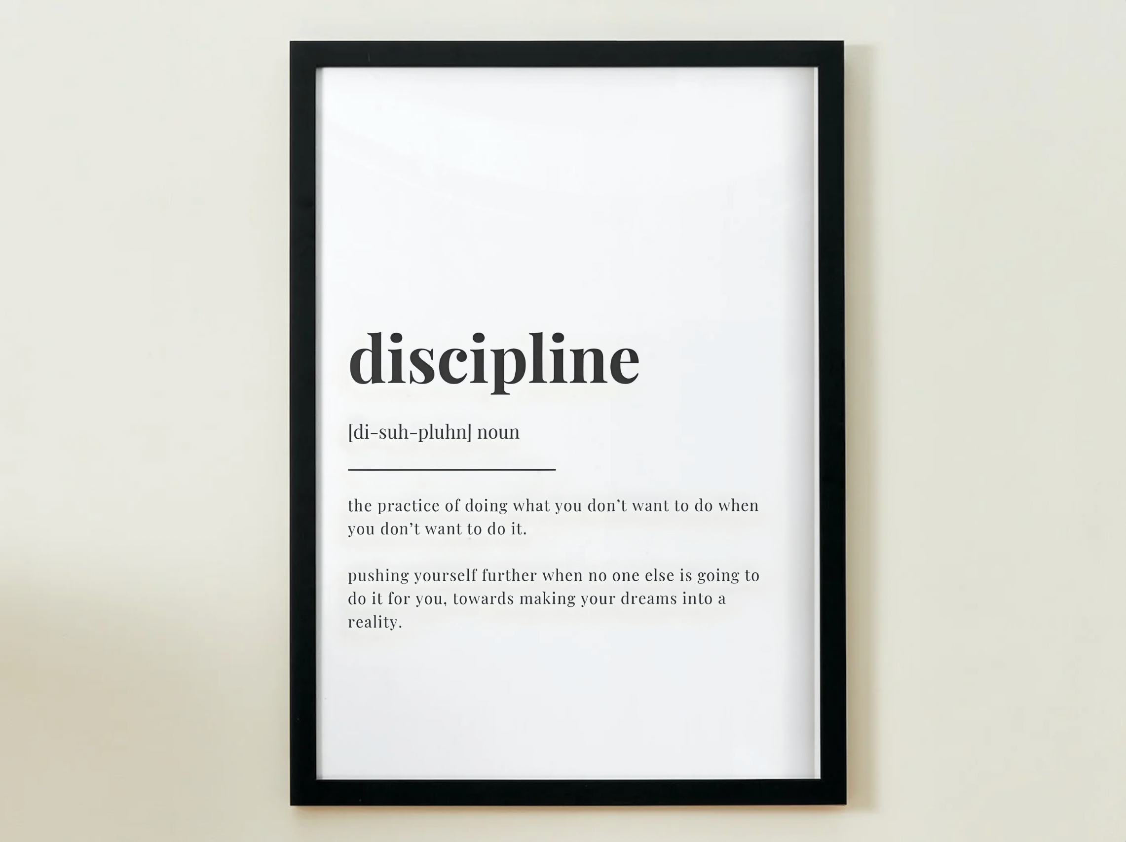 discipline