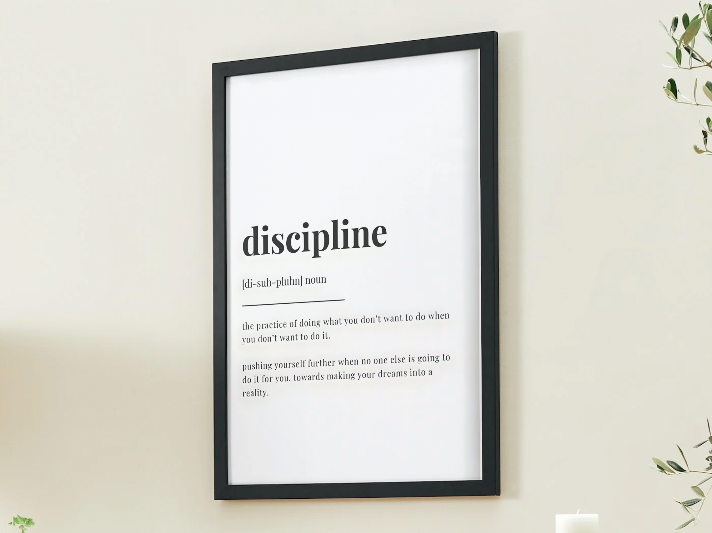 discipline