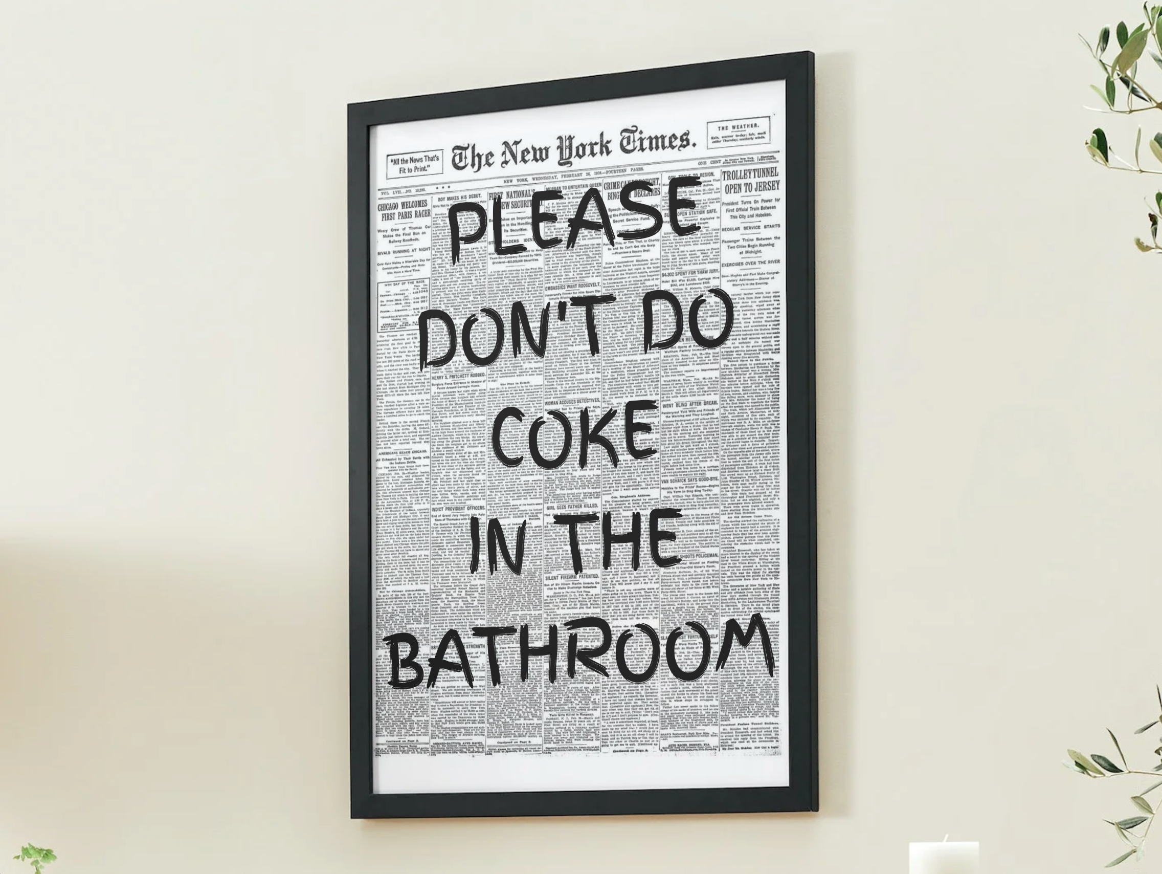 PLEASE DON'T DO COKE