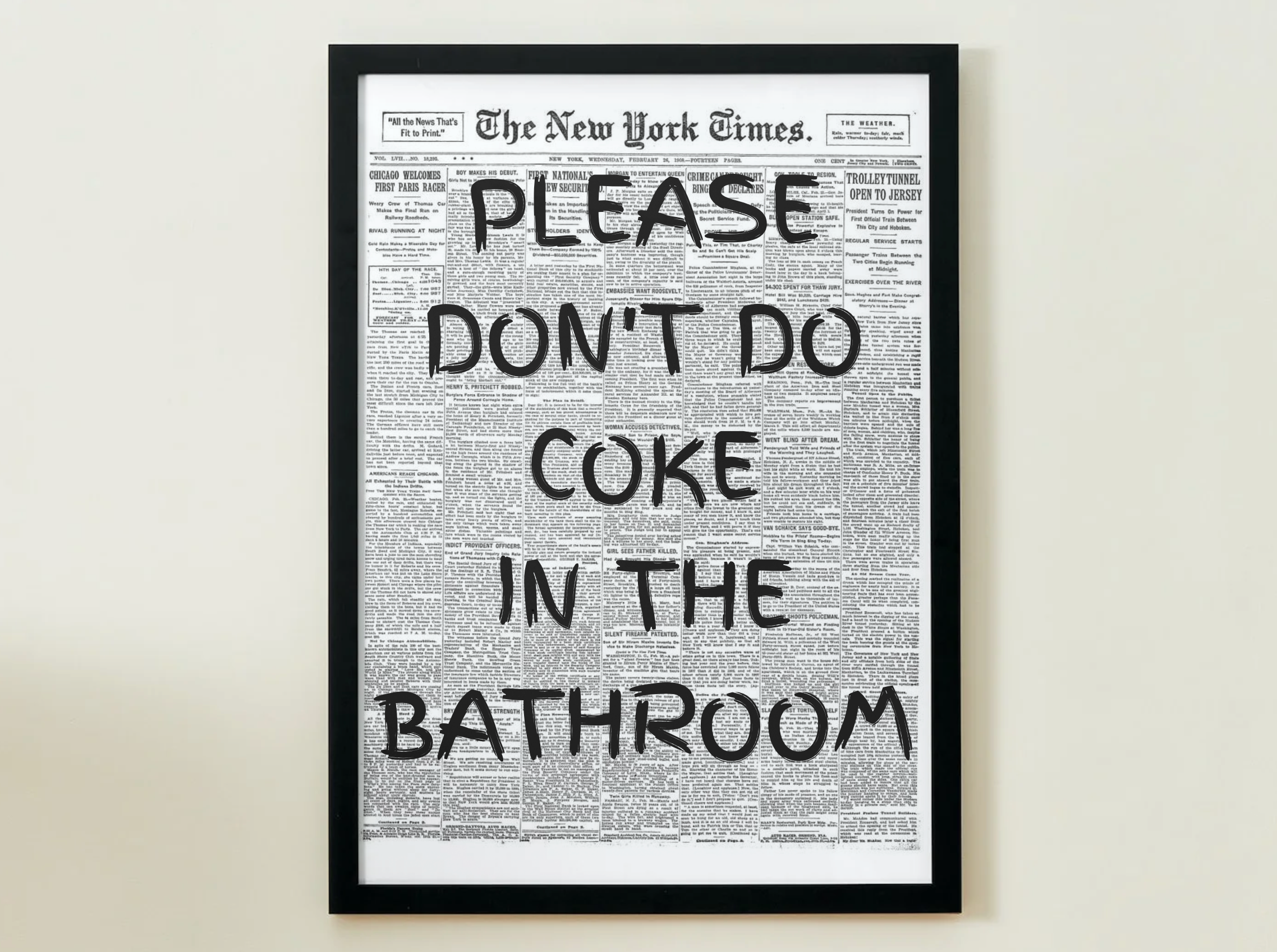 PLEASE DON'T DO COKE
