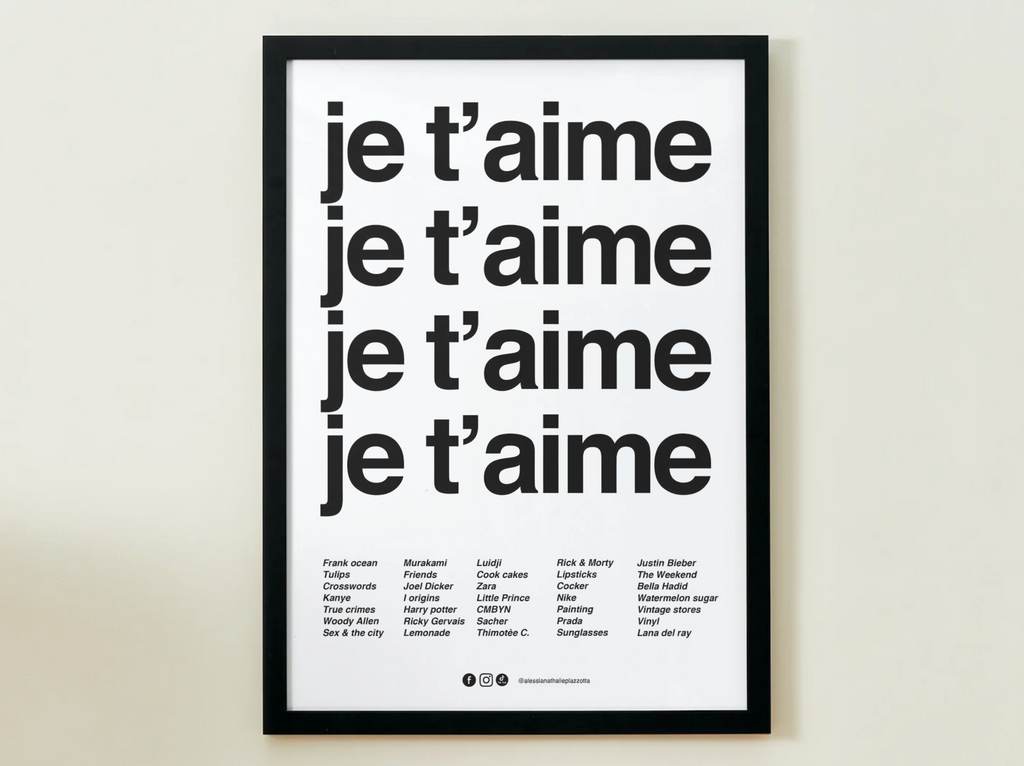 je t'aime