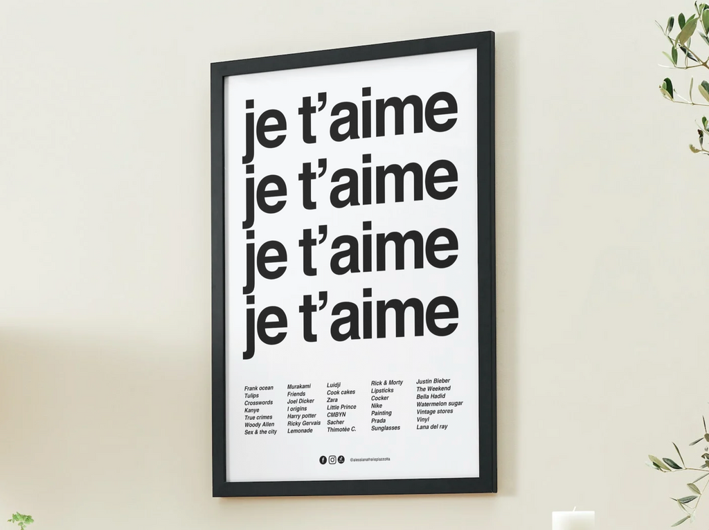 je t'aime